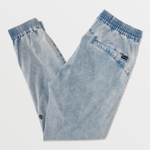 NWOT Volcom Frickin Slim Jogger Pants, Cloud Blue - Picture 3 of 7